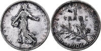 France Franc Monnaie, Semeuse, Argent, KM:844.1, Gadoury:467 -