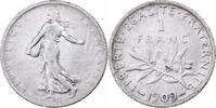 France Franc Monnaie, Semeuse, Paris, 1 Franc, Argent, Gadoury:467 -