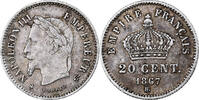 France 20 Centimes Monnaie, Napoleon III, Napoléon III, Strasbourg -