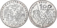 France 100 Francs Monnaie, 8 mai 1945, Paris, Argent, Gadoury:952 -