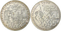 France 100 Francs 8 mai 1945, Paris, Argent, KM:1116.1 -
