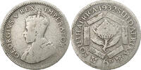 Afrique du Sud 6 Pence Monnaie, George V, Argent, KM:16.2 -