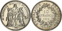 France 10 Francs Hercule, Paris, Argent, KM:932 -