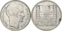 France 10 Francs Turin, Paris, Argent, Gadoury:801, KM:878 -