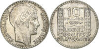 France 10 Francs Monnaie, Turin, Paris, Argent, Gadoury:801 -
