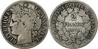 France 2 Francs Monnaie, Cérès, Bordeaux, Argent, Gadoury:529 -