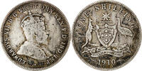 Australie Shilling Edward VII, Argent, KM:800 -