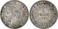 France Franc Cérès, Paris, Argent, Gadoury:465a, KM:822.1 -