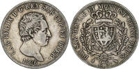 États italiens 5 Lire Italie, Sardaigne, Charles Félix, 5 Lire 1826 Turin, KM 116.1 -