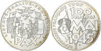 France 100 Francs 8 mai 1945, Argent, Gadoury:952, KM:1116.1 -