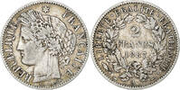 France 2 Francs Cérès, Paris, Argent, Gadoury:530a, KM:817.1 -