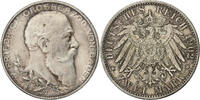 États allemands 2 Mark Monnaie, Etats allemands, BADEN, Friedrich I, Stuttgart -
