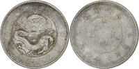 Chine 50 Cents Monnaie, YUNNAN PROVINCE, Argent, KM:257 -