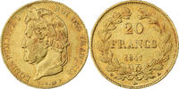 France 20 Francs Louis-Philippe, Paris, Or, Gadoury:1031, KM:750.1 -