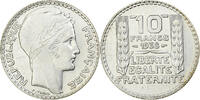France 10 Francs Monnaie, Paris, Argent, Gadoury:801, KM:878 -