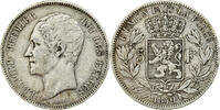 Belgique 5 Francs, 5 Frank Leopold I, Bruxelles, Argent, KM:17 -