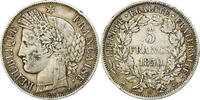 France 5 Francs Cérès, Strasbourg, Argent, Gadoury:719, KM:761.1 -