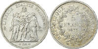 France 5 Francs Hercule, Paris, Argent, KM:820.1, Gadoury:745a -