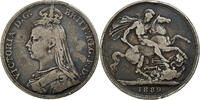Grande-Bretagne Crown Victoria, Londres, Argent, KM:765 -