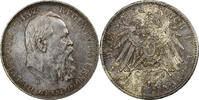 États allemands 5 Mark BAVARIA, Luitpold, Munich, Argent, KM:999 -