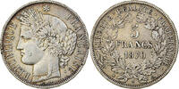France 5 Francs Cérès, Paris, Argent, KM:818.1 -