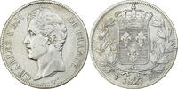 France 5 Francs Charles X, Lille, Argent, KM:728.13, Gadoury:644 -