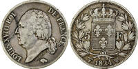 France 5 Francs Louis XVIII,Lille,Argent,KM:711.13,Gadoury 614 -
