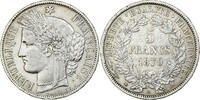 France 5 Francs Cérès, Paris, Argent, KM:818.1, Gadoury:742 -