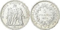 5 Francs 1874 A Frankreich Münze, Hercule, Paris, SS+, Silber, KM:820.1 SS+