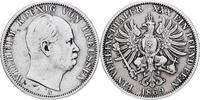 Royaume de Prusse 1 Thaler Wilhelm I, Berlin, Argent -