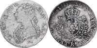 France Ecu Louis XVI, Écu aux branches d'olivier, Orléans, Argent -