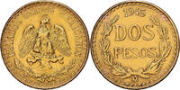 Mexique 2 Pesos 1945 Mexico City Mexico City, Or, KM:461 VZ 265,00 EUR  + 4,95 EUR frais d'envoi