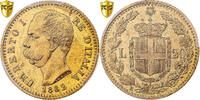 Italie 20 Lire Umberto I, Rome, Or, PCGS, KM:21 -