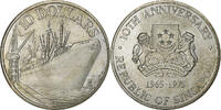 Singapour 10 Dollars Singapore Mint, Argent, KM:11 -