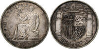 Espagne Peseta Argent, KM:750 -