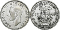 Grande-Bretagne Shilling George VI, Argent, KM:853 -