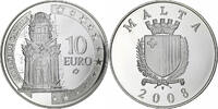 Malte 10 Euro Auberge de Castille, BE, Utrecht, Argent, KM:136 -