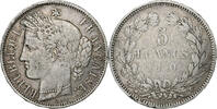 France 5 Francs Cérès, Bordeaux, Argent, Gadoury:742 -