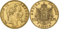 France 50 Francs Napoléon III, Paris, Or, Gadoury:1112, KM:804.1 -