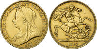 Grande-Bretagne 2 Pounds Victoria, Londres, Or, KM:786 -