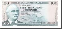 Islande 100 Kronur Billet, Iceland, 1961-03-29, KM:44a -