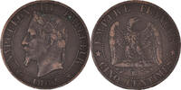France 5 Centimes Monnaie, Napoleon III, Napoléon III, Strasbourg -