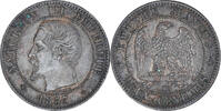 France 2 Centimes Monnaie, Napoleon III, Napoléon III, Strasbourg -