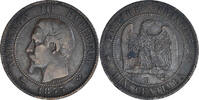 France 10 Centimes Monnaie, Napoleon III, Napoléon III, Rouen, chien -