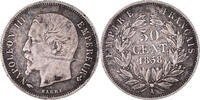 France 50 Centimes Monnaie, Napoleon III, Napoléon III, Paris -