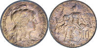 France 10 Centimes Monnaie, Dupuis, Paris, Bronze, Gadoury:277 -