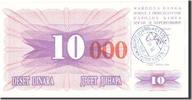 Bosnie-Herzégovine 10,000 Dinara Billet, Bosnia - Herzegovina, Undated, KM:53a -