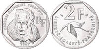 France 2 Francs Monnaie, Guynemer, Nickel, Gadoury:550, KM:1187 -