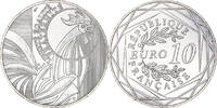 France 10 Euro Coq, Argent, Gadoury:EU727 -