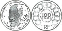 France 100 Francs-15 Ecus Monnaie, UNIR LES HOMMES., Pessac, 100 -